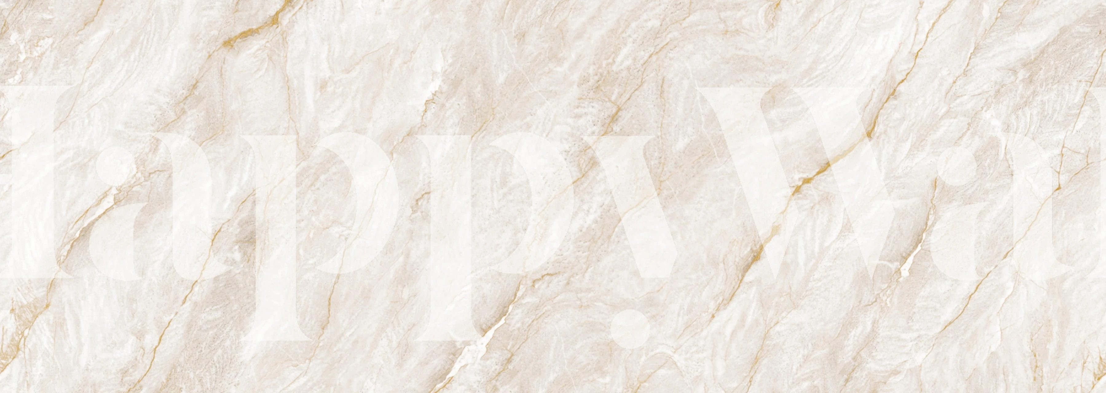 Cream marble pattern with soft beige and gold streaks wallpaper