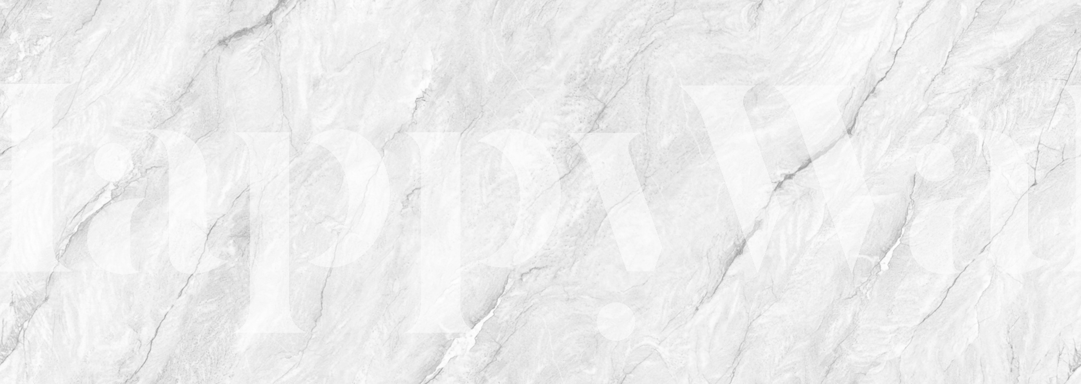 Natural white stone wallpaper in a room