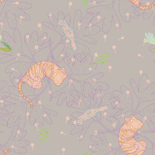 Above and below in dark grey