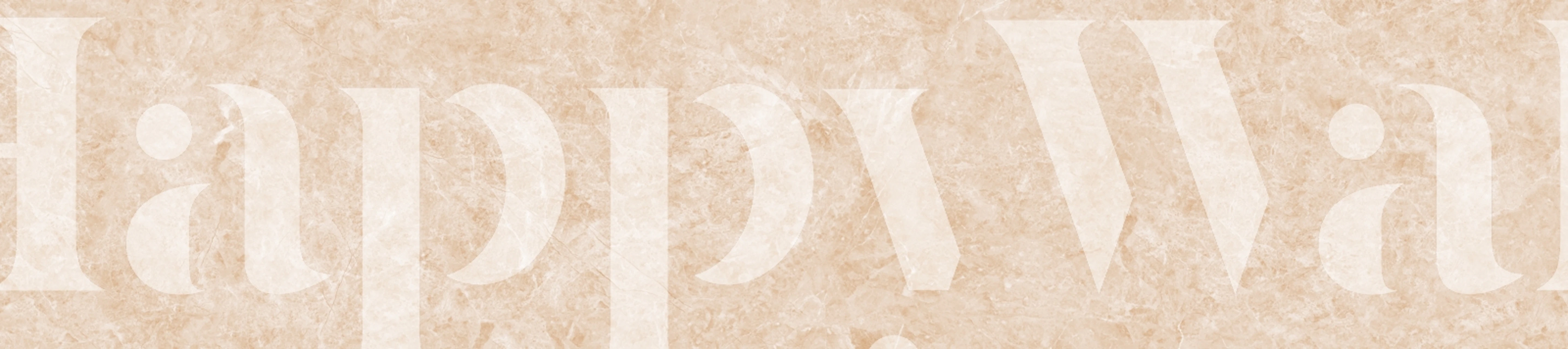 Natural Sand Beige Marble -tapetti huoneessa