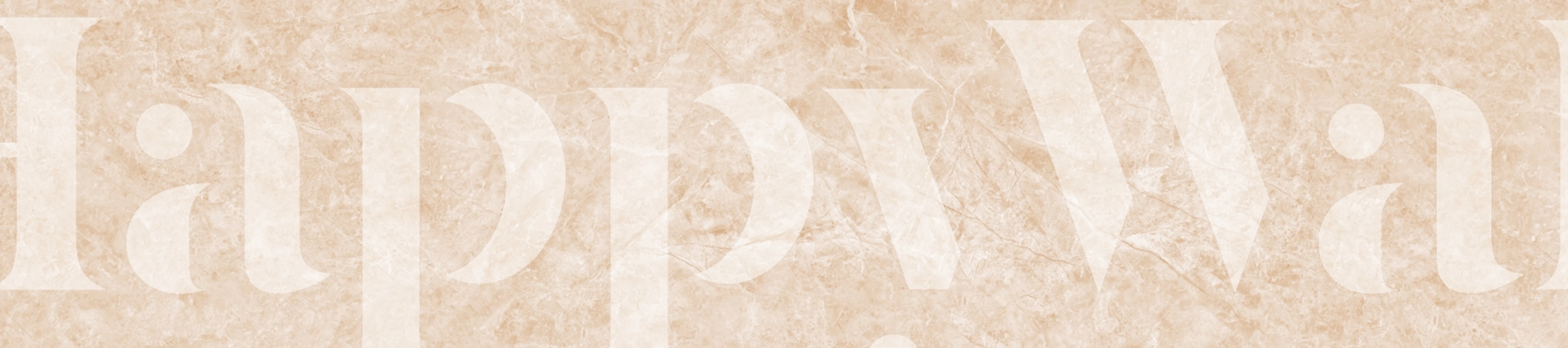 Classic Beige Marble Style papel de parede em um quarto