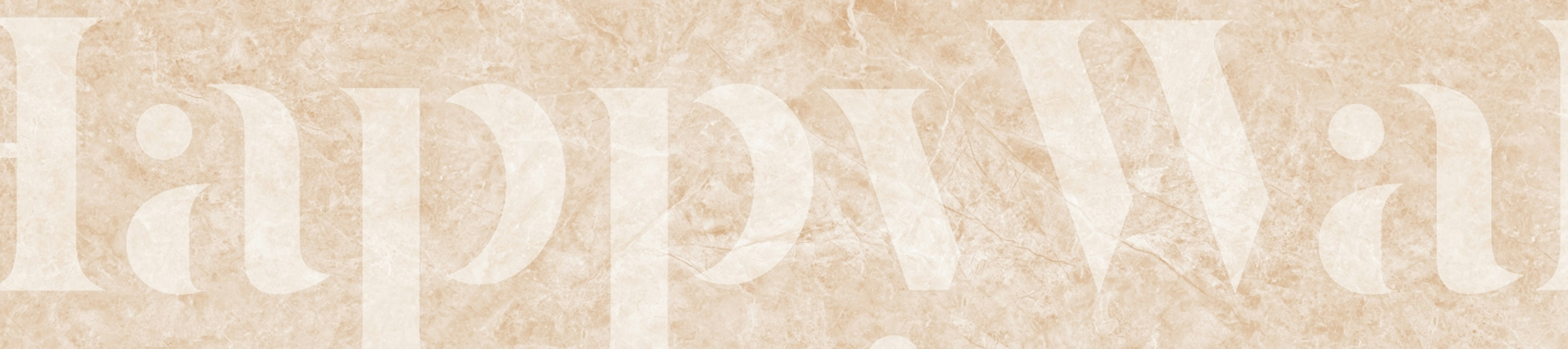 Beige marble wallpaper in a room