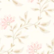 Vintage cottagecore nursery room floral white