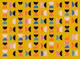 Retro Geometric Delight Yellow