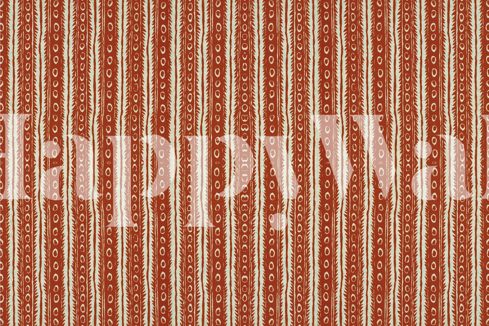 Folklore Stripes Allmoge wallpaper in a room