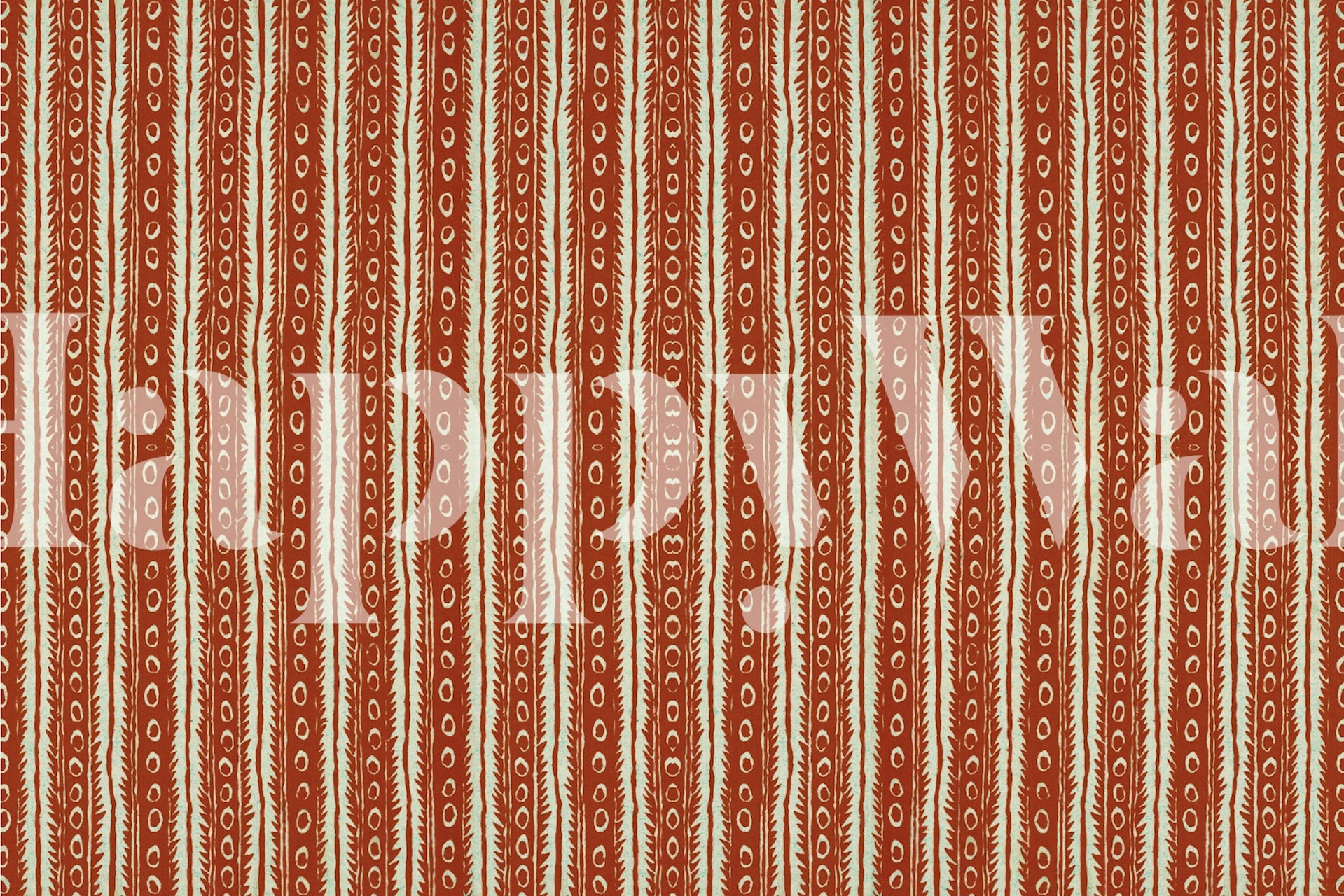 Folklore Stripes Allmoge wallpaper in a room