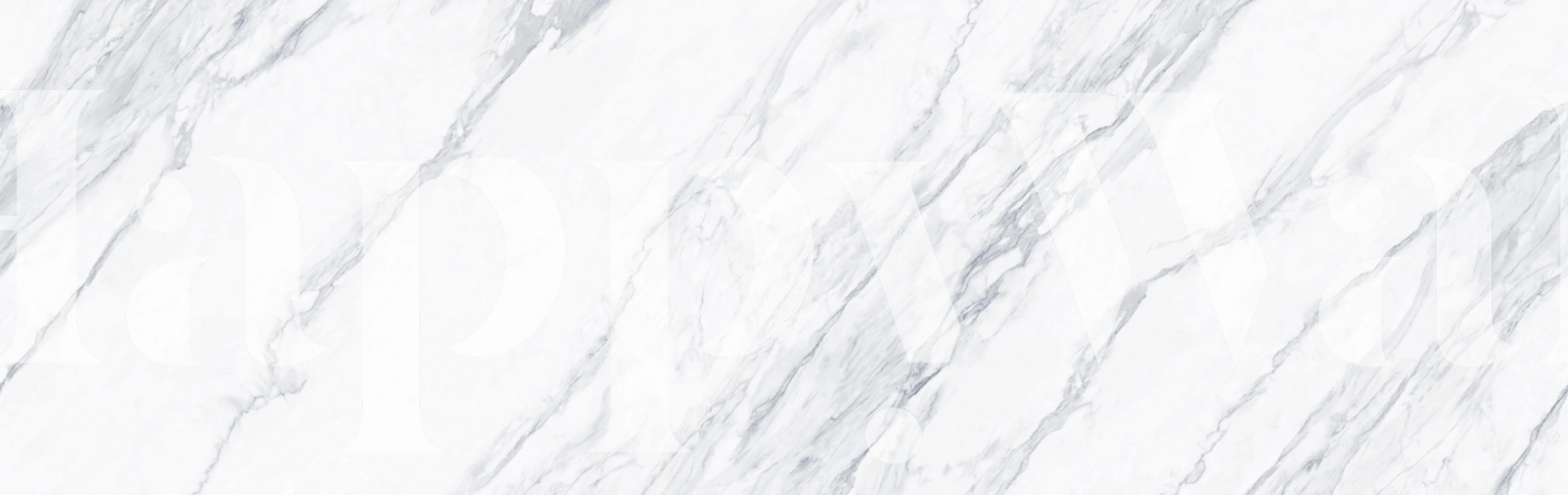Bianco Carrara Marble Tapete in einem Raum