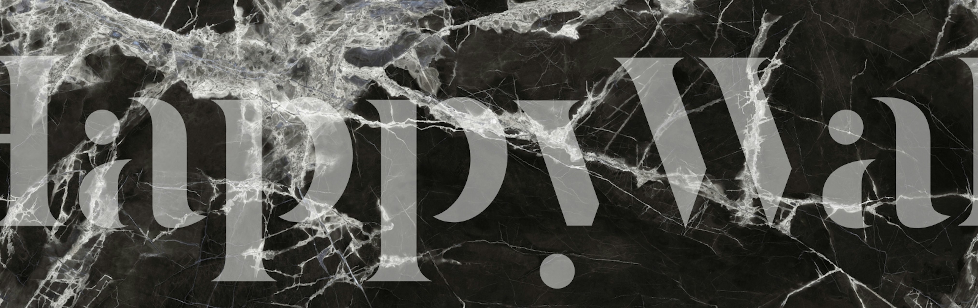 Nero Marquina Storm Marble wallpaper