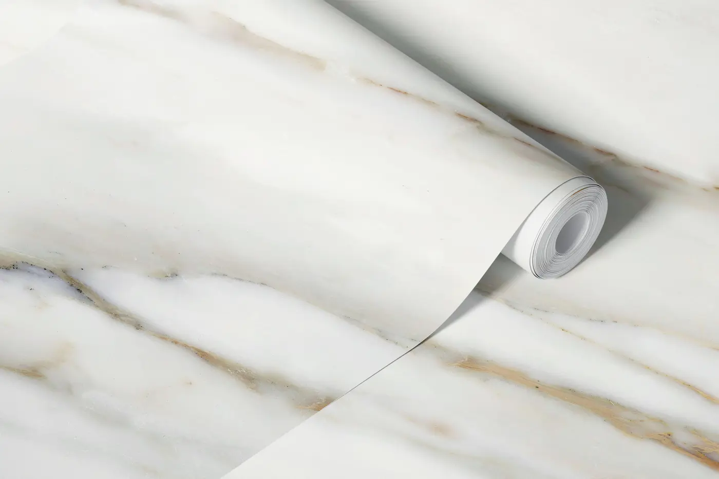 Calacatta Gold Soft Vein Marble wallpaper roll