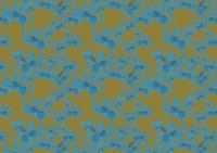 Quinces and Woodpeckers in Mustard wallpaper