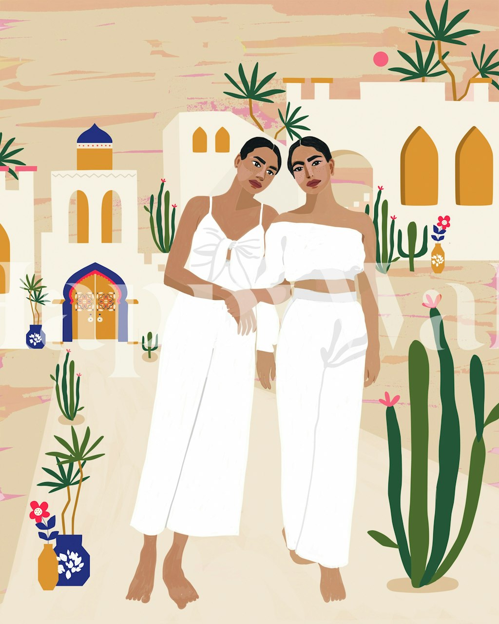 Grow Together Kind Of Love tapeta u sobi