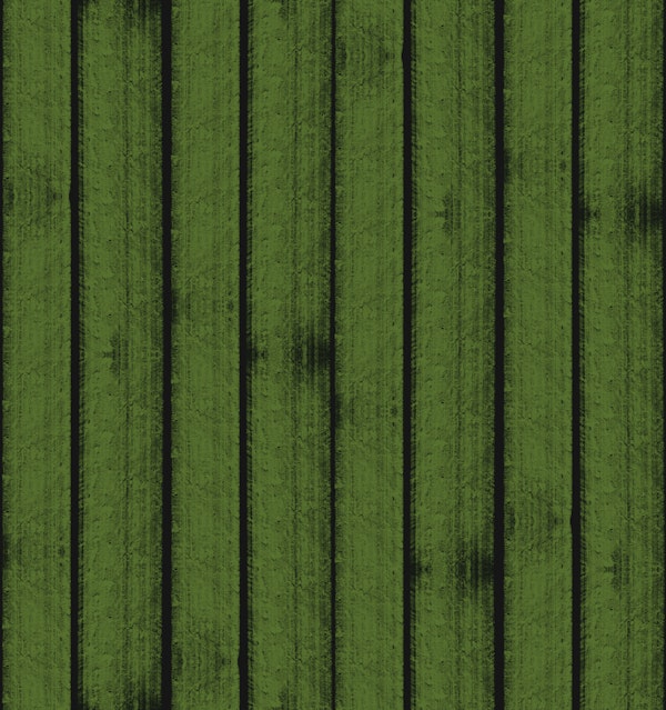 Dark Green Paint Stripes Handmade Lines