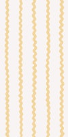 Butter Yellow Wavy Organic Stripe papiers peint