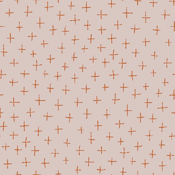 Rustic Crosses on Peachy Beige