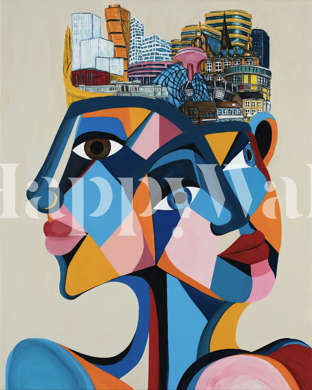 Malmo as a Crown wallpaper in a room