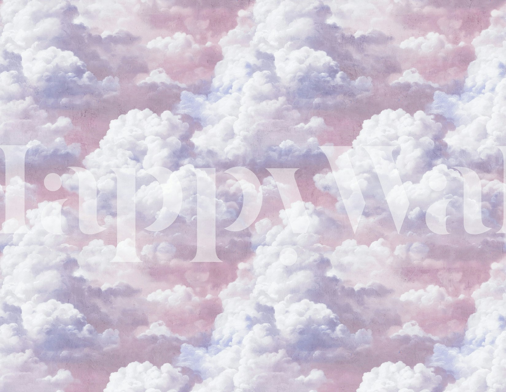 Ethereal Cloud Dancer Lavander tapeta u sobi