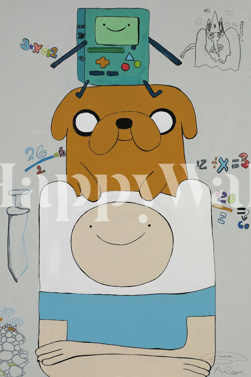 Alexs Adventure Time wallpaper in a room