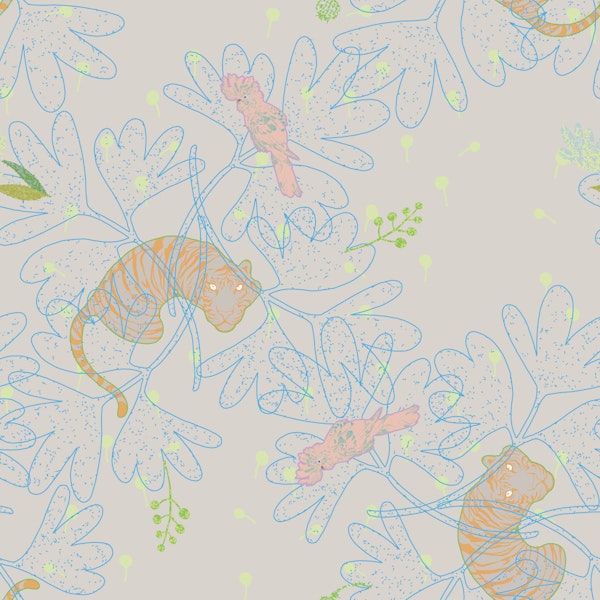 Above and below in light grey