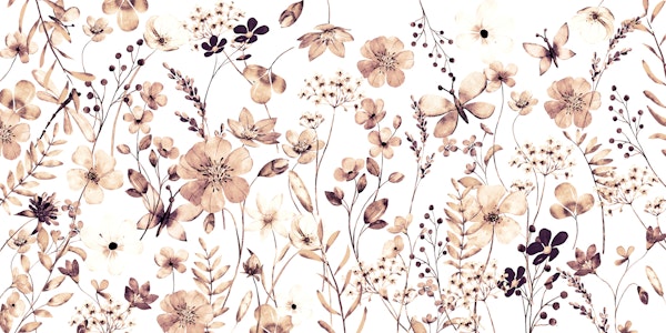 Flower paradise bright sunshine