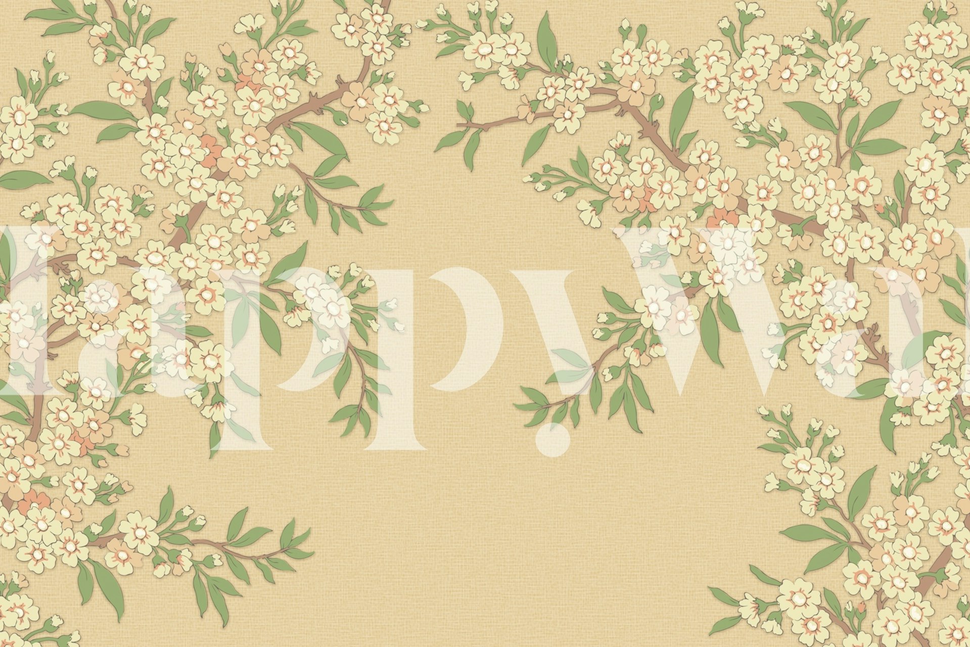 Floral Serenity Canvas tapety