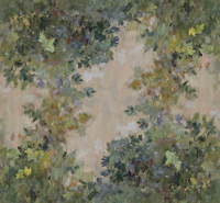 Whispering Forest Green tapete