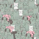 Doodle cartoon vintage textured