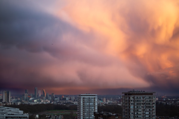 Storm above London