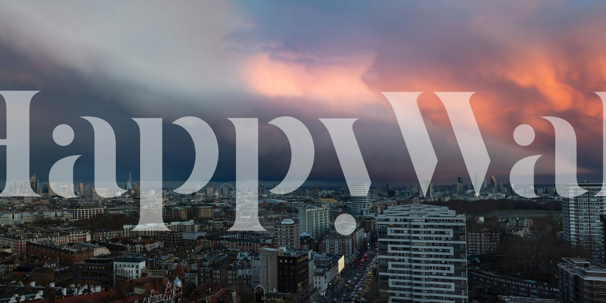 Morning view dello skyline di Londra carta da parati