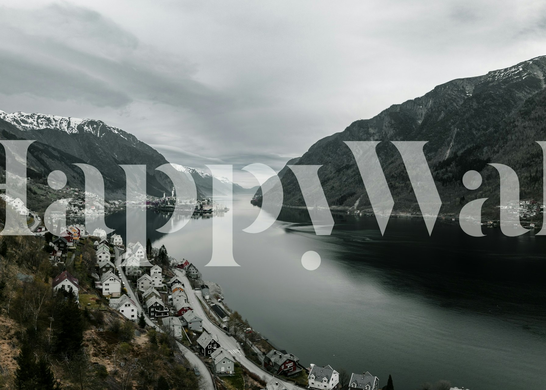 Arendelle landscape wallpaper in a room