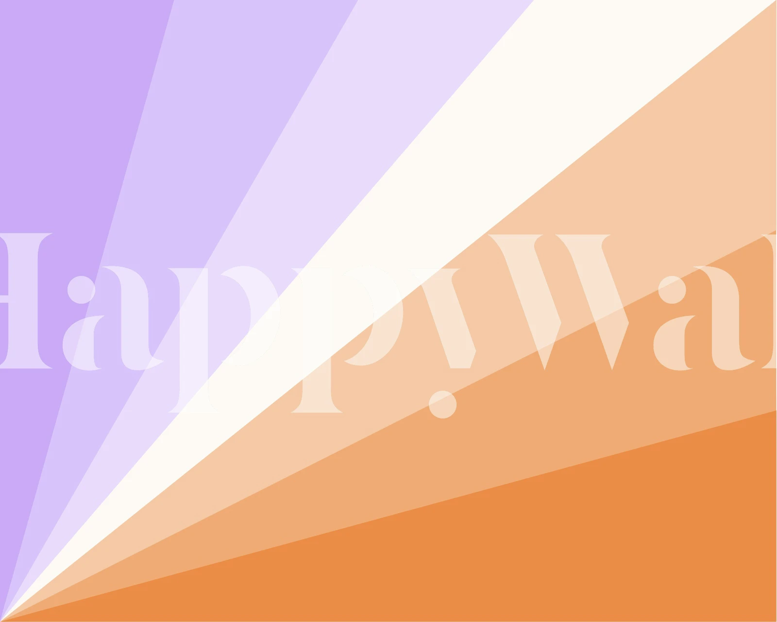 Colorful gradient wallpaper in lavender, cream, and orange tones