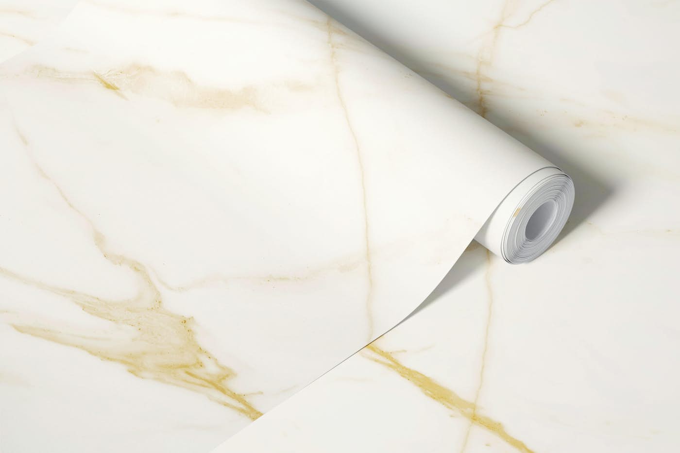 Calacatta Ivory Gold Marble wallpaper roll