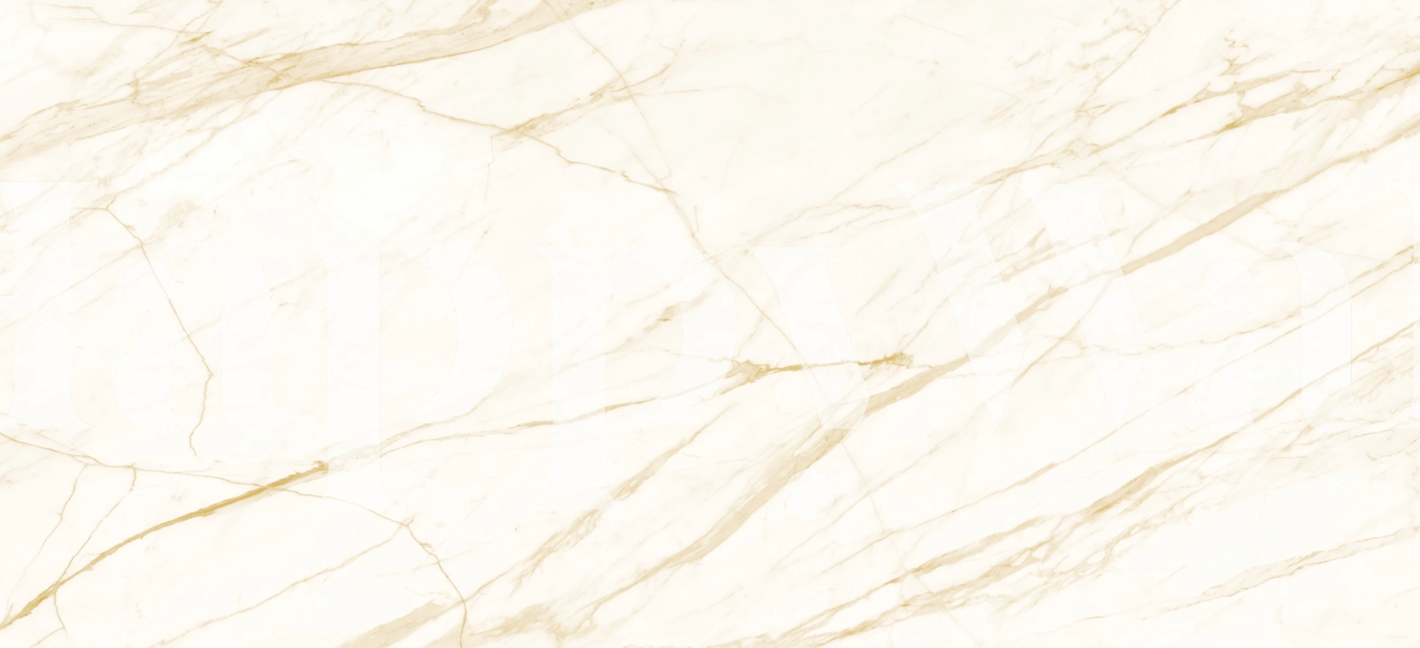 Calacatta gold marble pattern wallpaper in ivory and beige tones