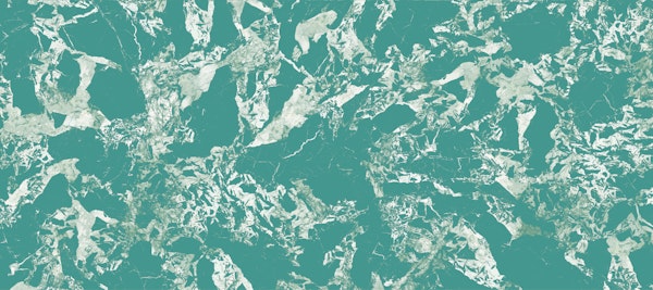 Emerald Aqua Crystal Terrazzo