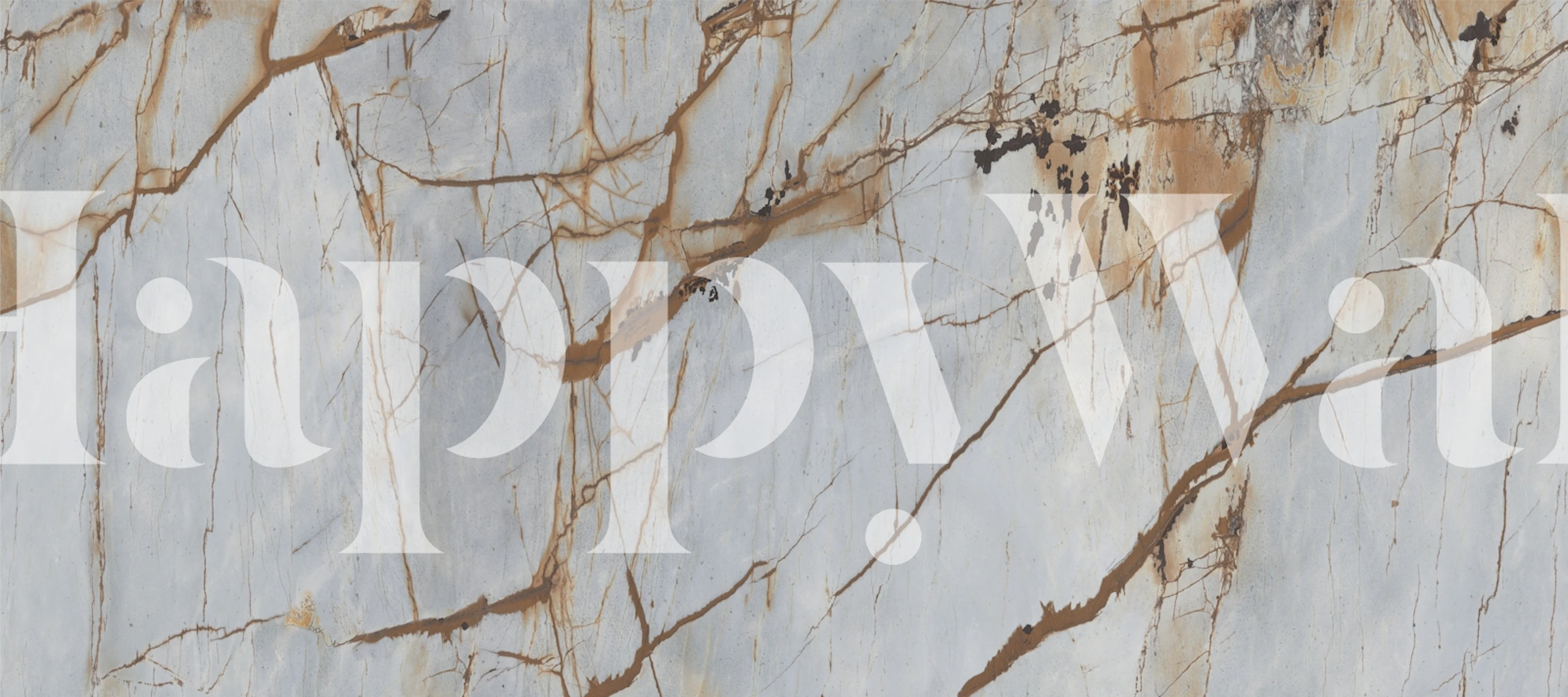 Tapeta Azure Rust Vein Quartzite Stone u sobi