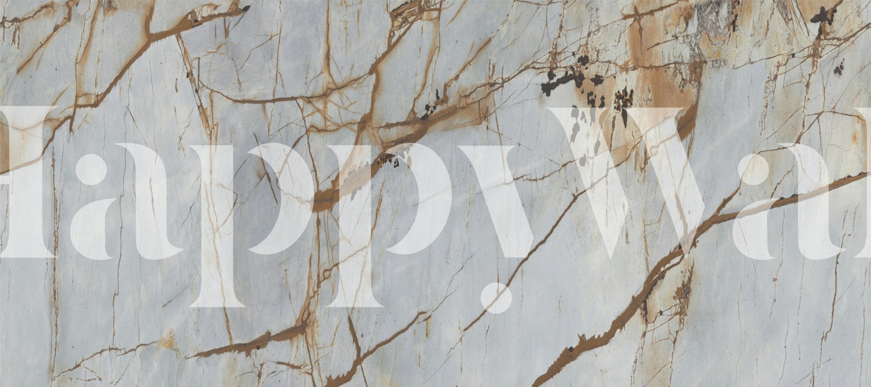 Tapeta Azure Rust Vein Quartzite Stone u sobi