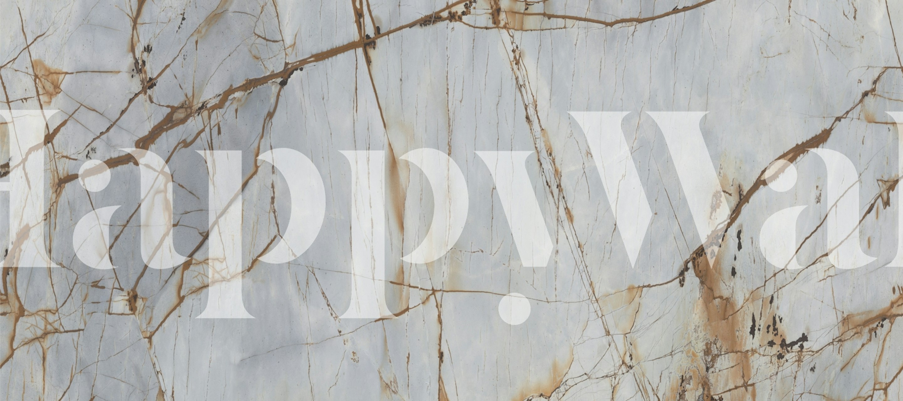 Rusted Metal Patina Texture wallpaper in a room