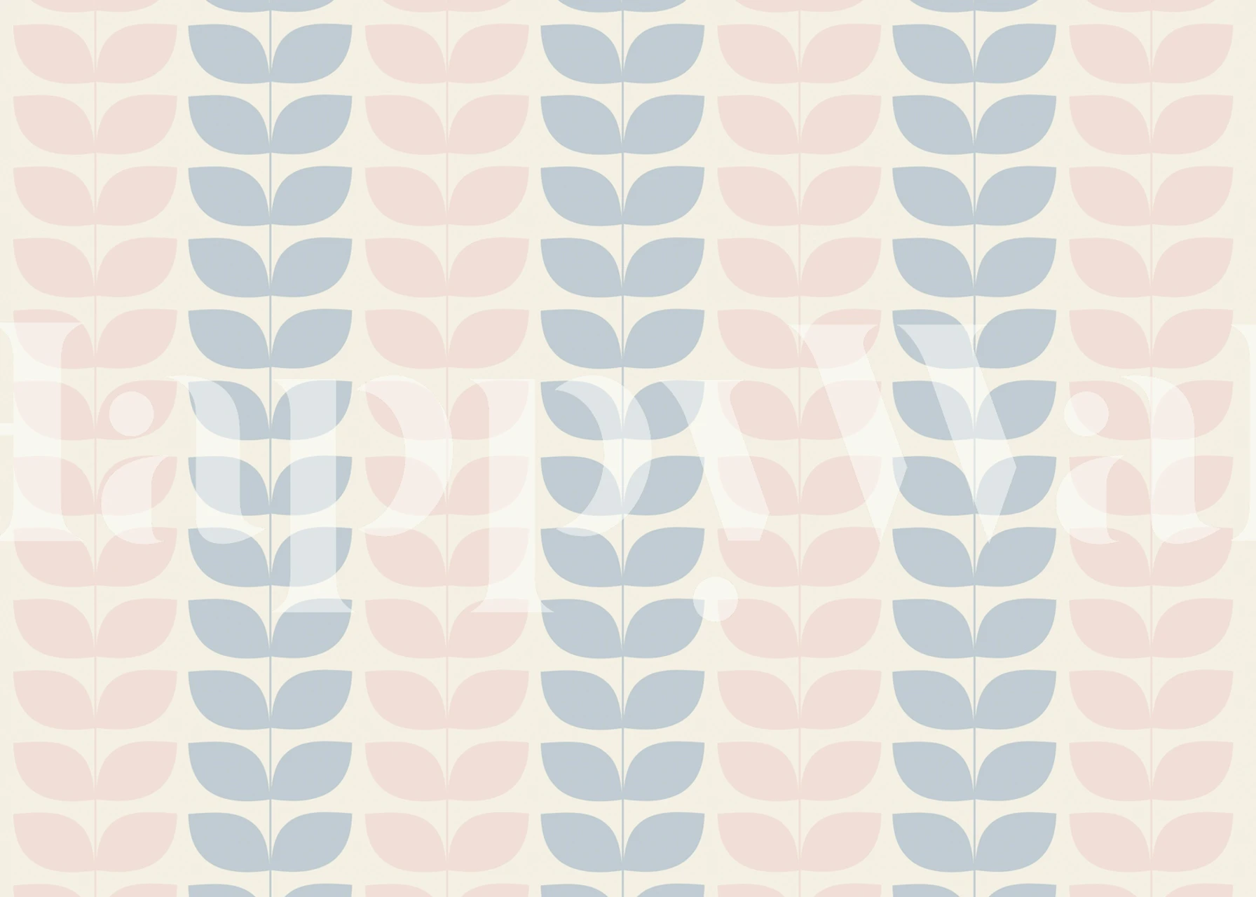 Danish Pattern Pastel wallpaper design