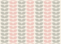 Danish Pattern Sage And Pink ταπετσαρία