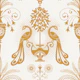 Elegant timeless Mediterranean birds gold - L