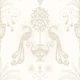 Elegant classic Mediterranean birds white - L