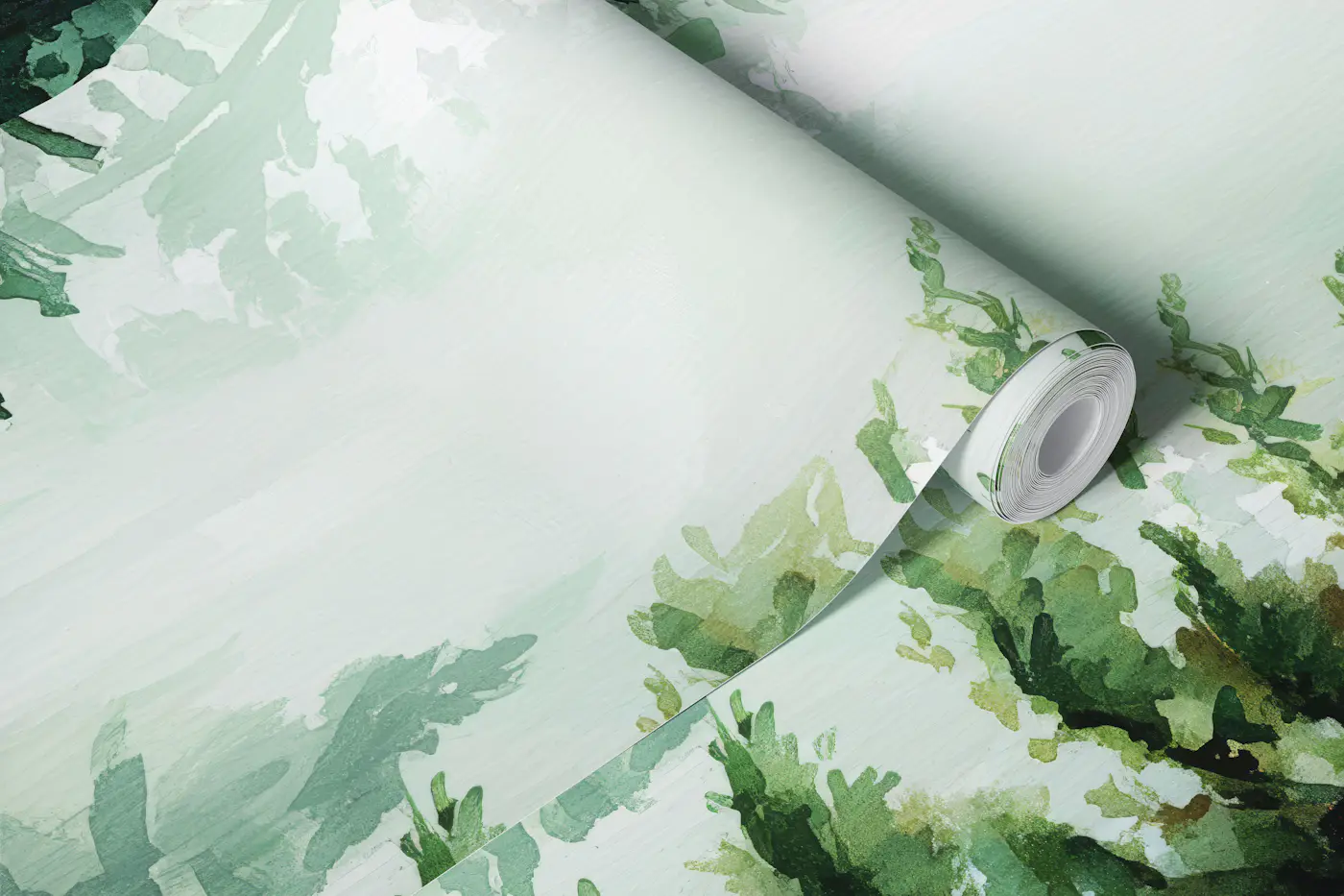 Misty Pines Tranquility wallpaper roll