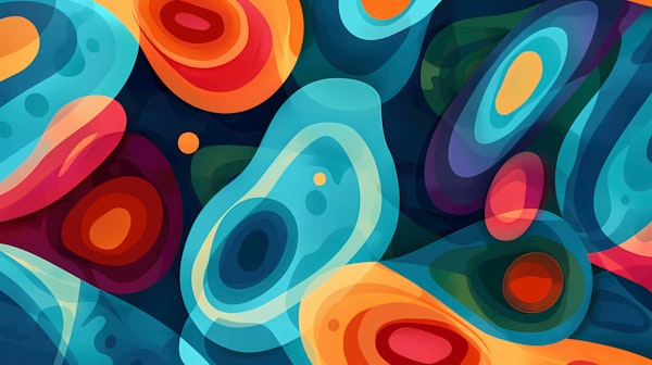 Vibrant Organic Shapes