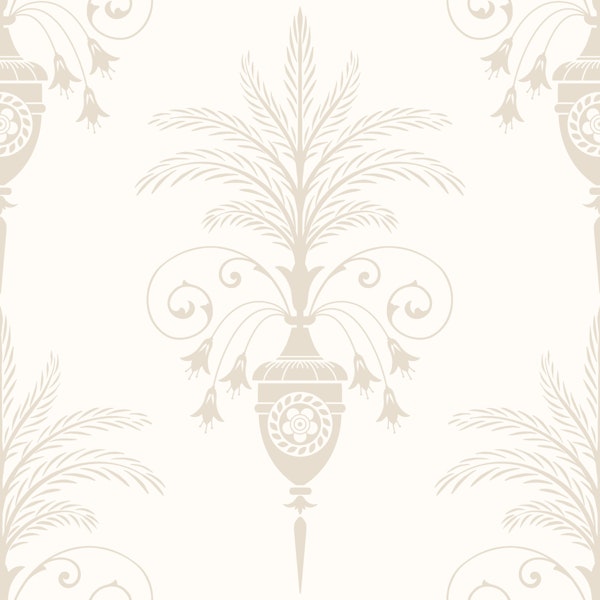 Vintage Botanical Elegance Palm neutral - M