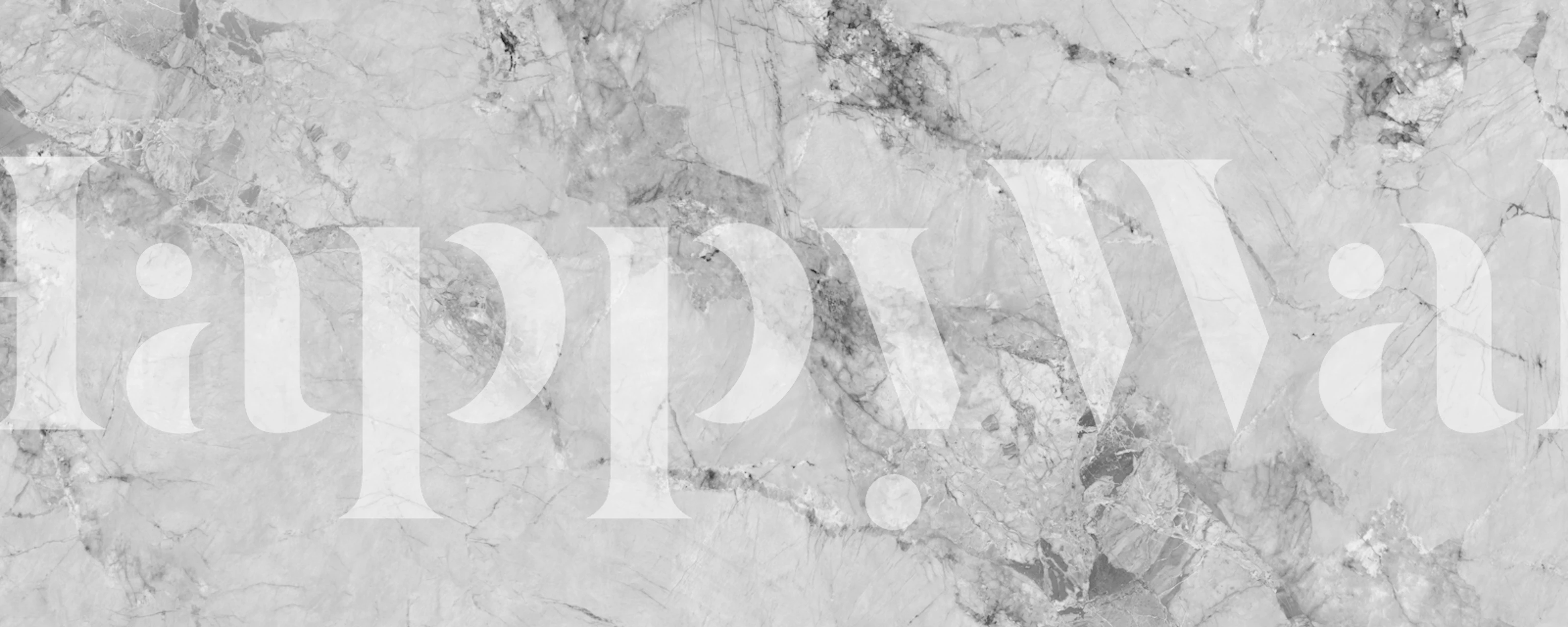 Silver marble texture in smooth patterns wallpaper