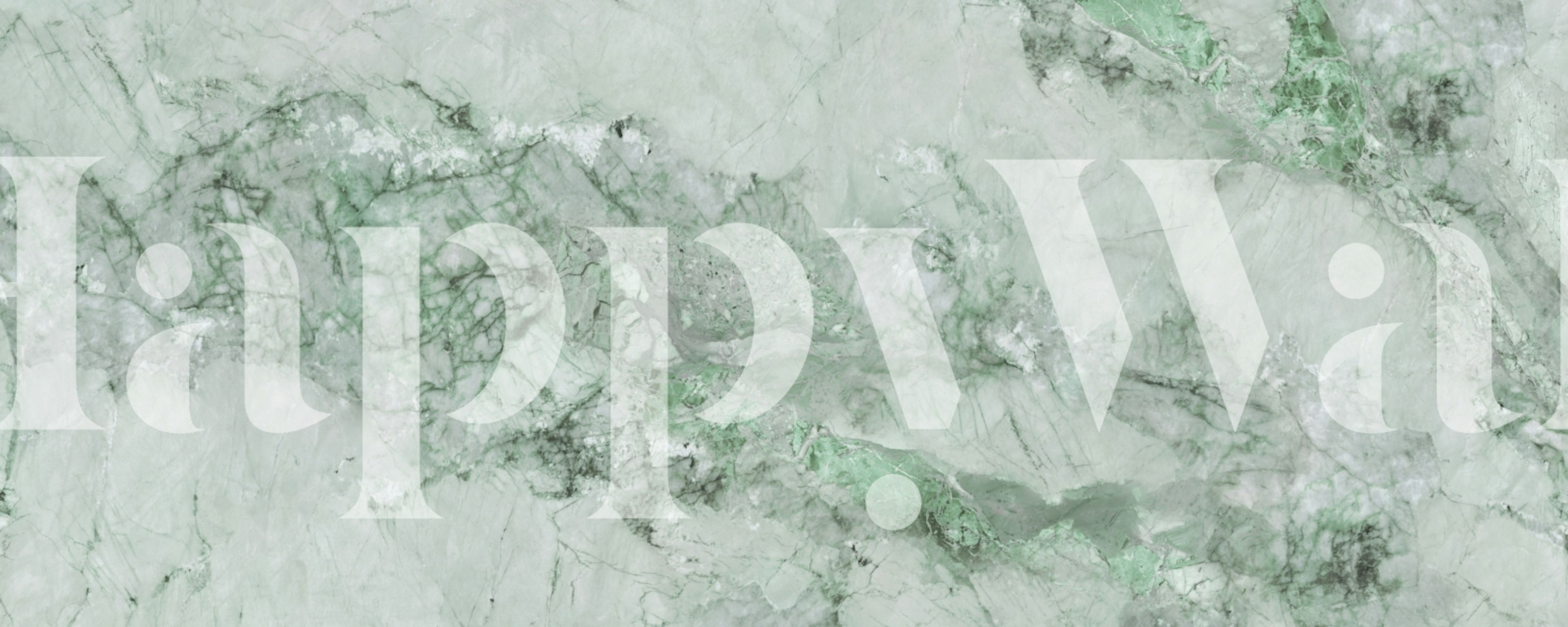 Minty Stone Elegance wallpaper