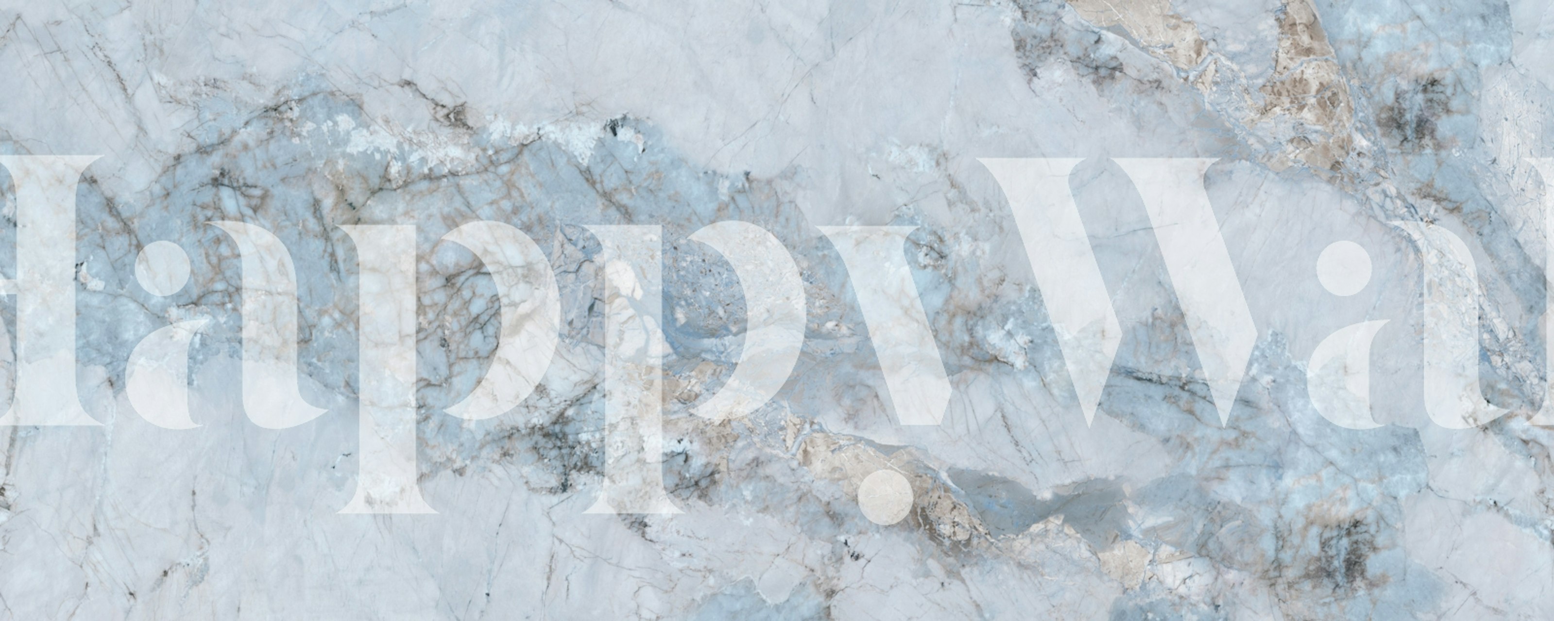 Zidna obloga Ocean blue gemstone u sobi