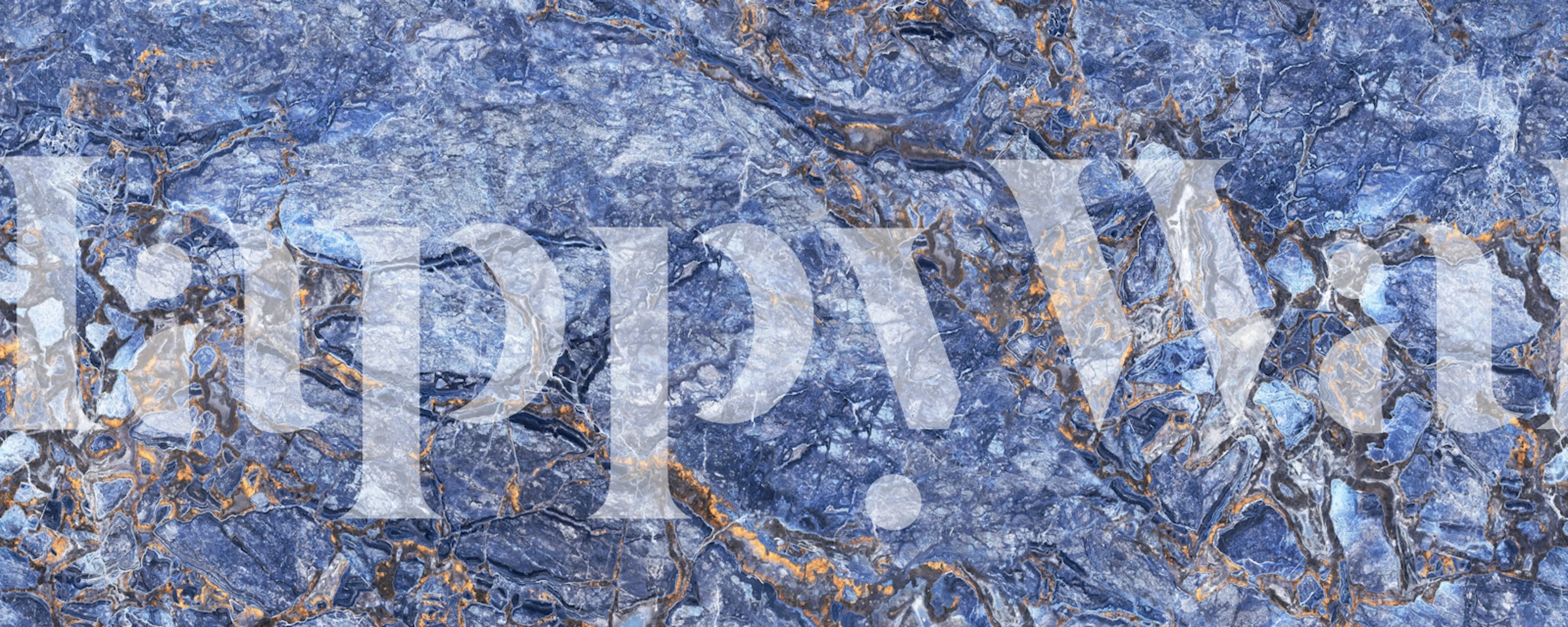 Luxurious Blue Granite wallpaper in a room