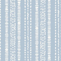S Boho stripe baby blue tapet