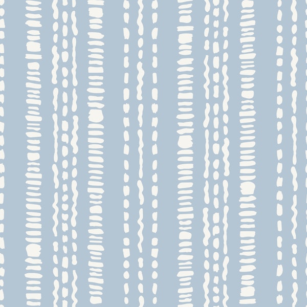 S Boho stripe baby blue