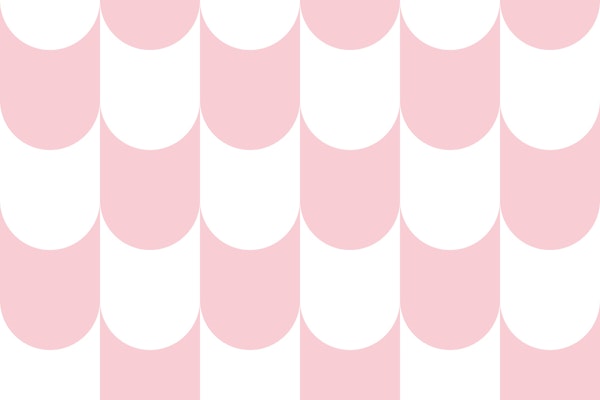 Soft Pink Scallop Design